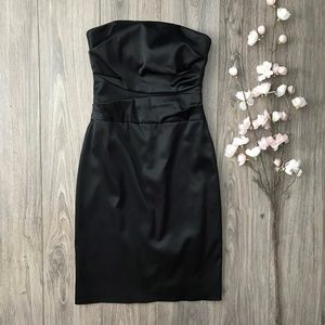 White House Black Market Black Strapless Size 00